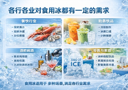 食用冰需求持续增长，市场前景广阔