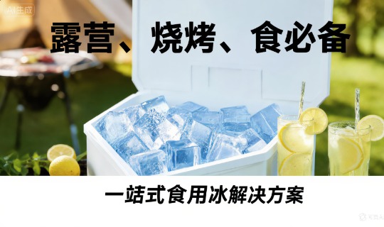 露营、烧烤、野餐必备&mdash;&mdash;一站式食用冰解决方案