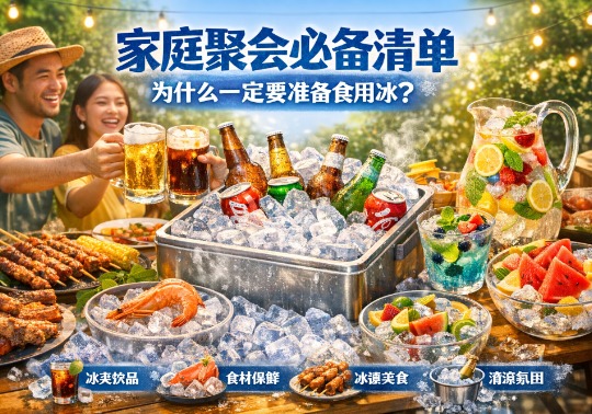 家庭聚会必备清单：为什么一定要准备食用冰？