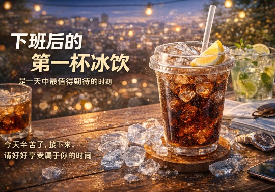 下班后的第一杯冰饮